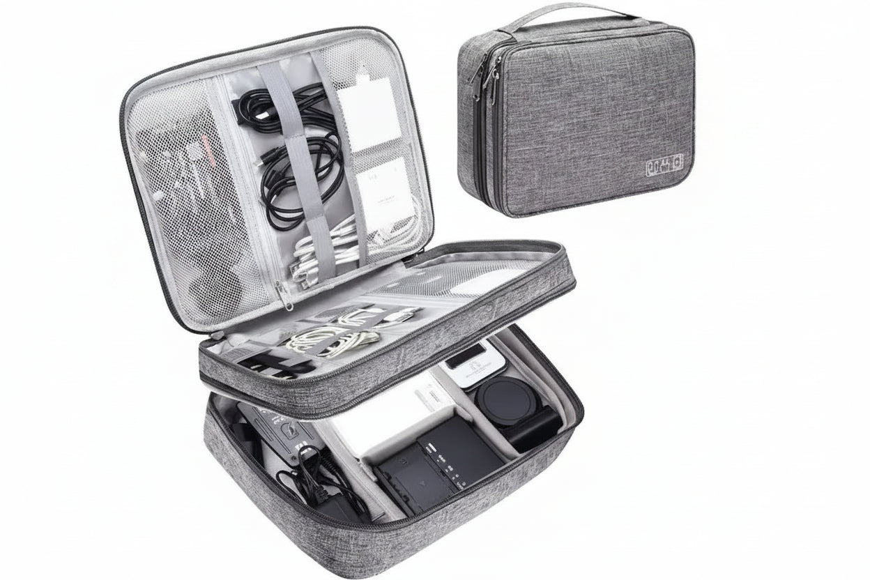 Travel Electronics Organizer Case