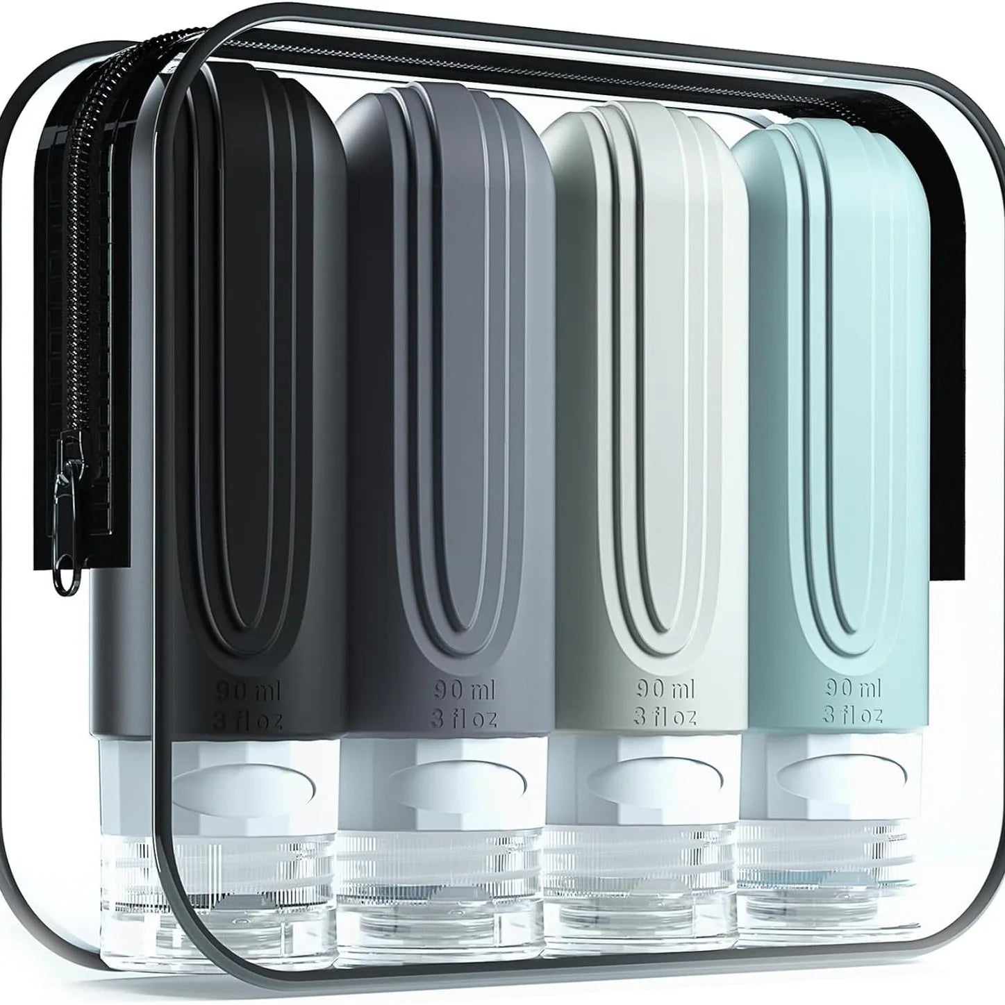 Leakproof Silicone Travel Bottles Set
