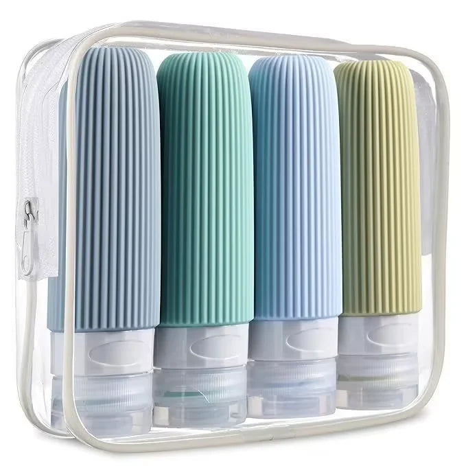 Leakproof Silicone Travel Bottles Set