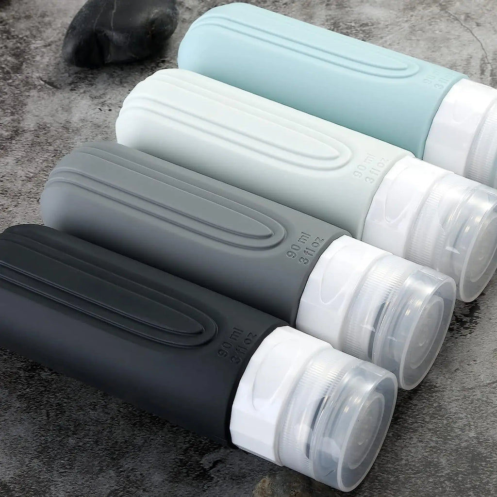 Leakproof Silicone Travel Bottles Set