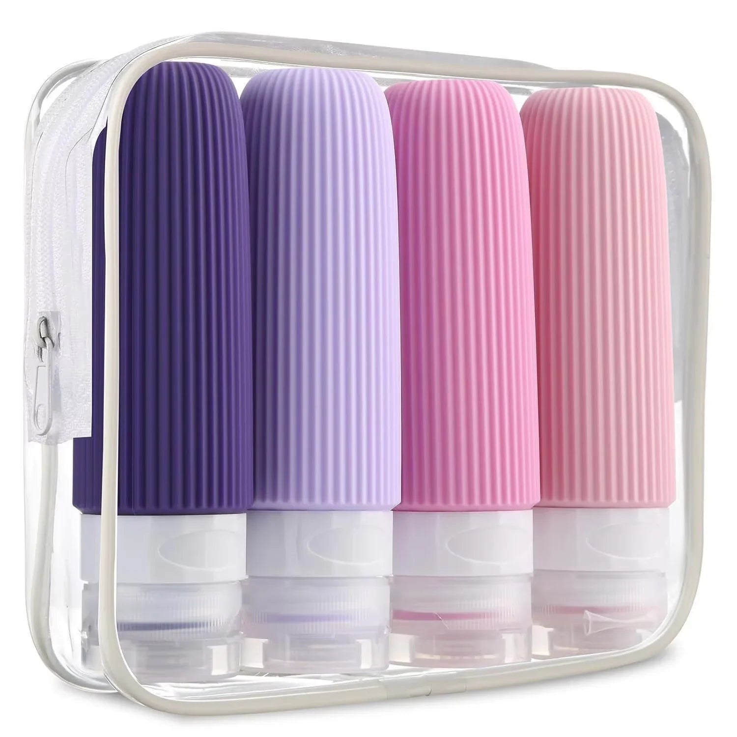 Leakproof Silicone Travel Bottles Set