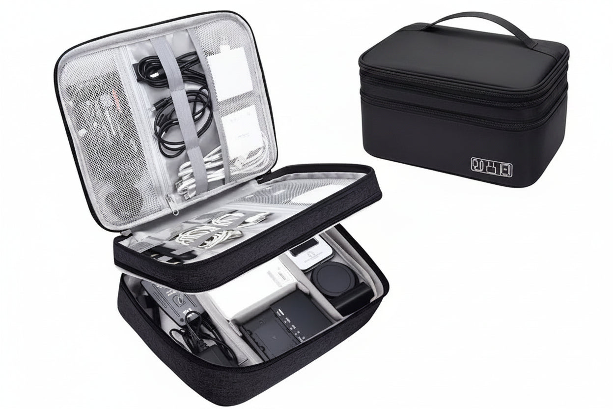 Travel Electronics Organizer Case