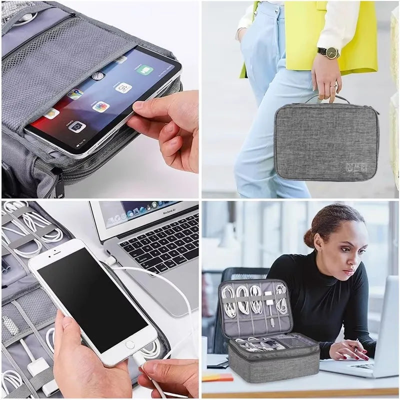 Travel Electronics Organizer Case